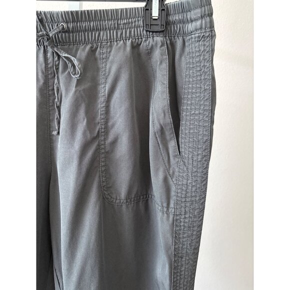 Banana Republic Pants Sz Large Quiet Luxury Jogger Gray Tencel Lyocell Eco Comfy - Picture 9 of 12
